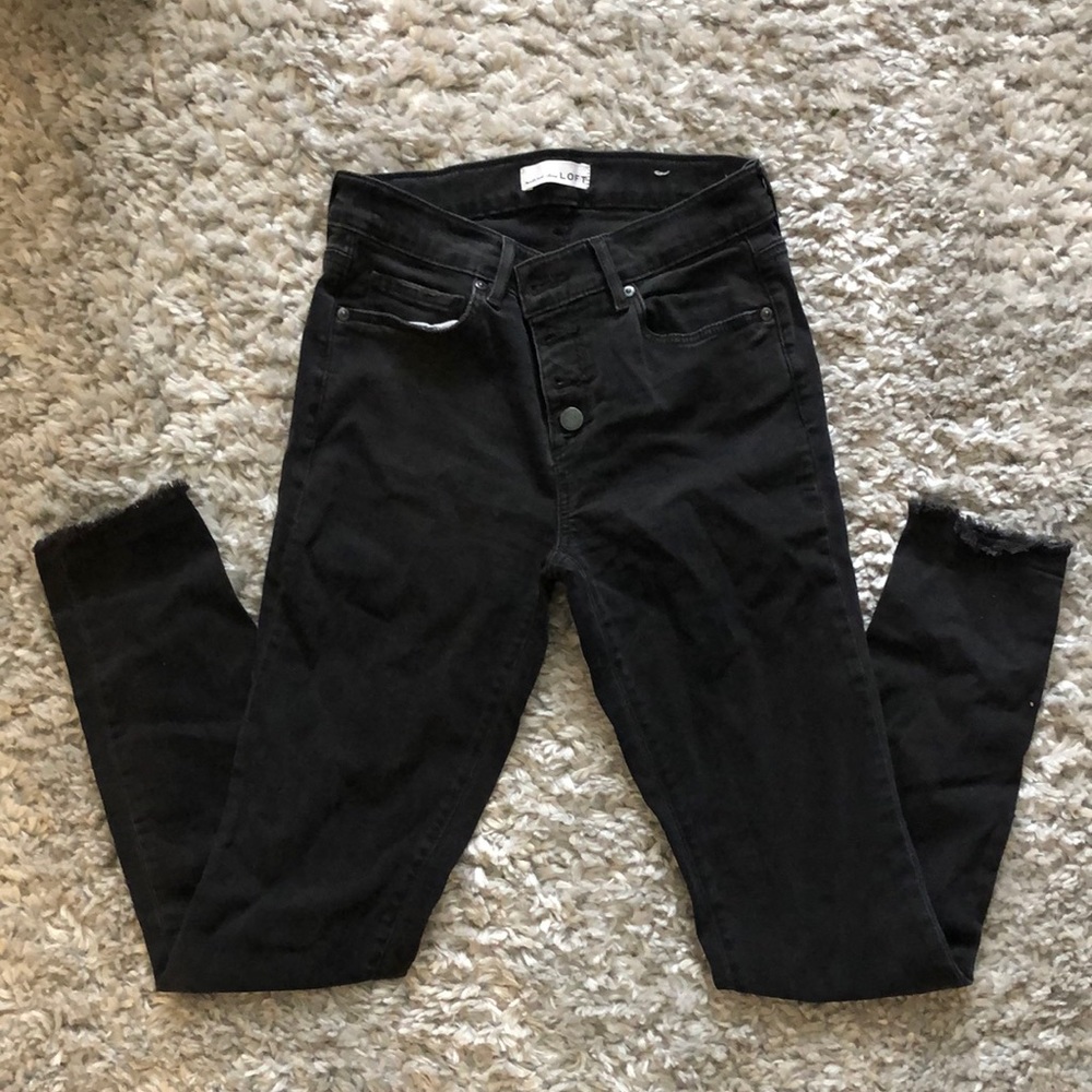 LOFT - Black Skinny Jeans
